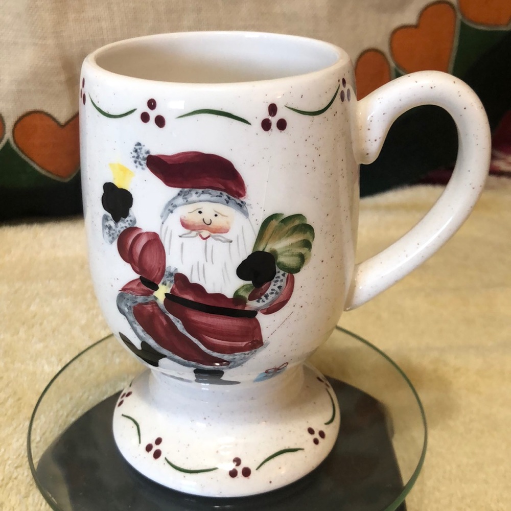 Christmas Santa Mug by Cosmos Gifts Corp 5.5”x3” not including the handle